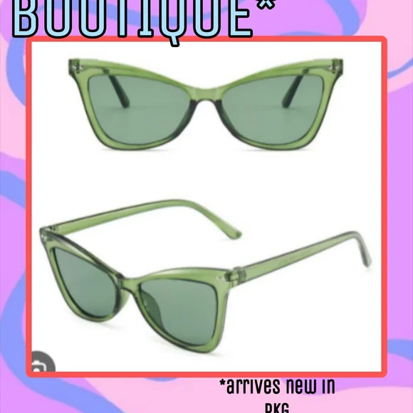 Green Sunglasses - Picture 1 of 1